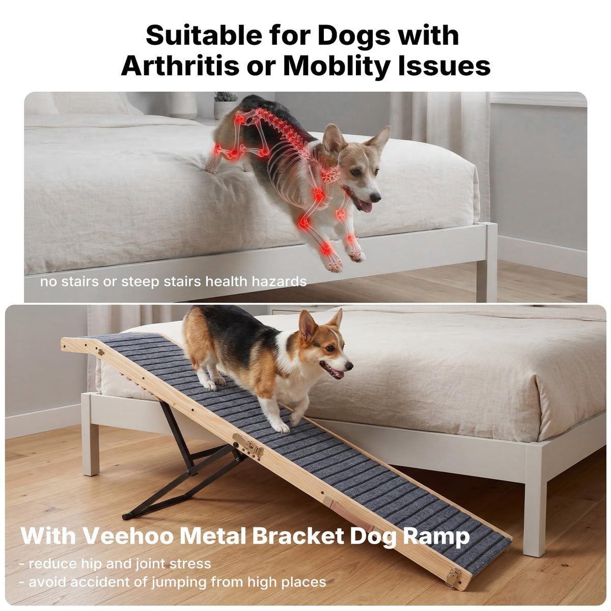 Folding Dog Ramp 20" to 31" E985610