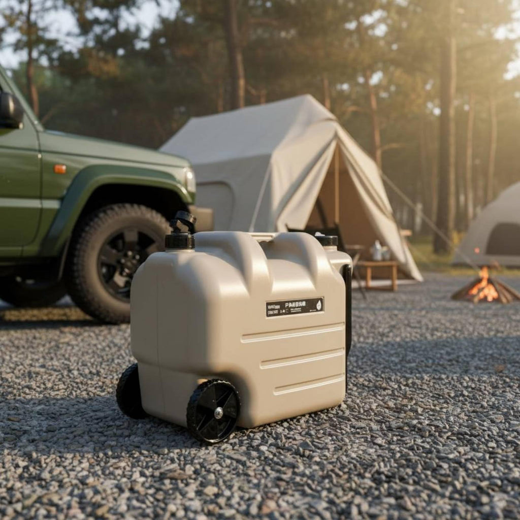 Portable Water Jug with Wheels and Built-In Tap K326495