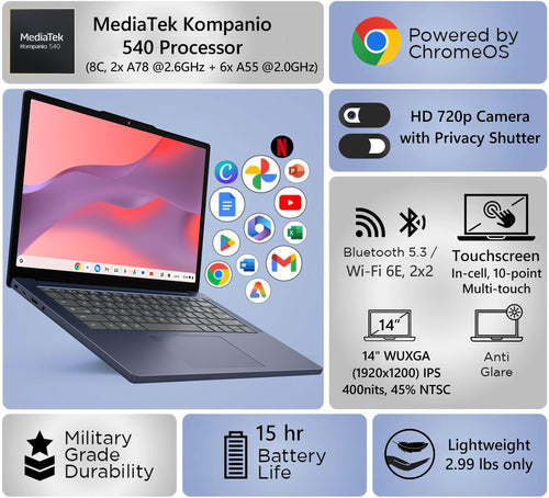 14" Touchscreen WUXGA Laptop N178