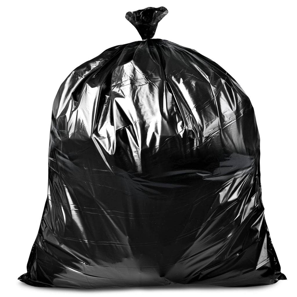 95-96 Gallon Black Heavy Duty Trash Bags with Ties M61478