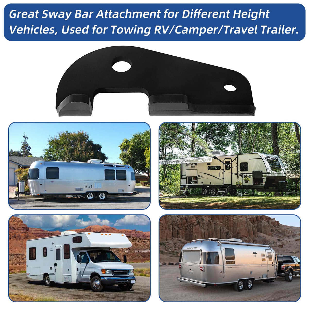 Anti Sway Trailer Hitch Ball Mount Adapter X6110