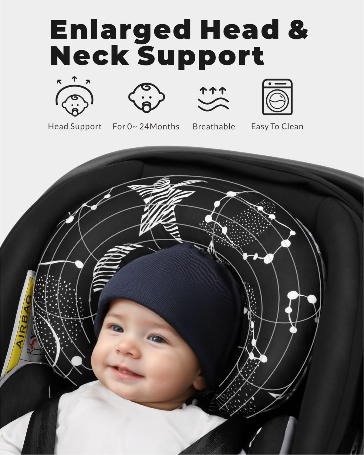 Infant Car Seat Insert with Removable Cushion J6650