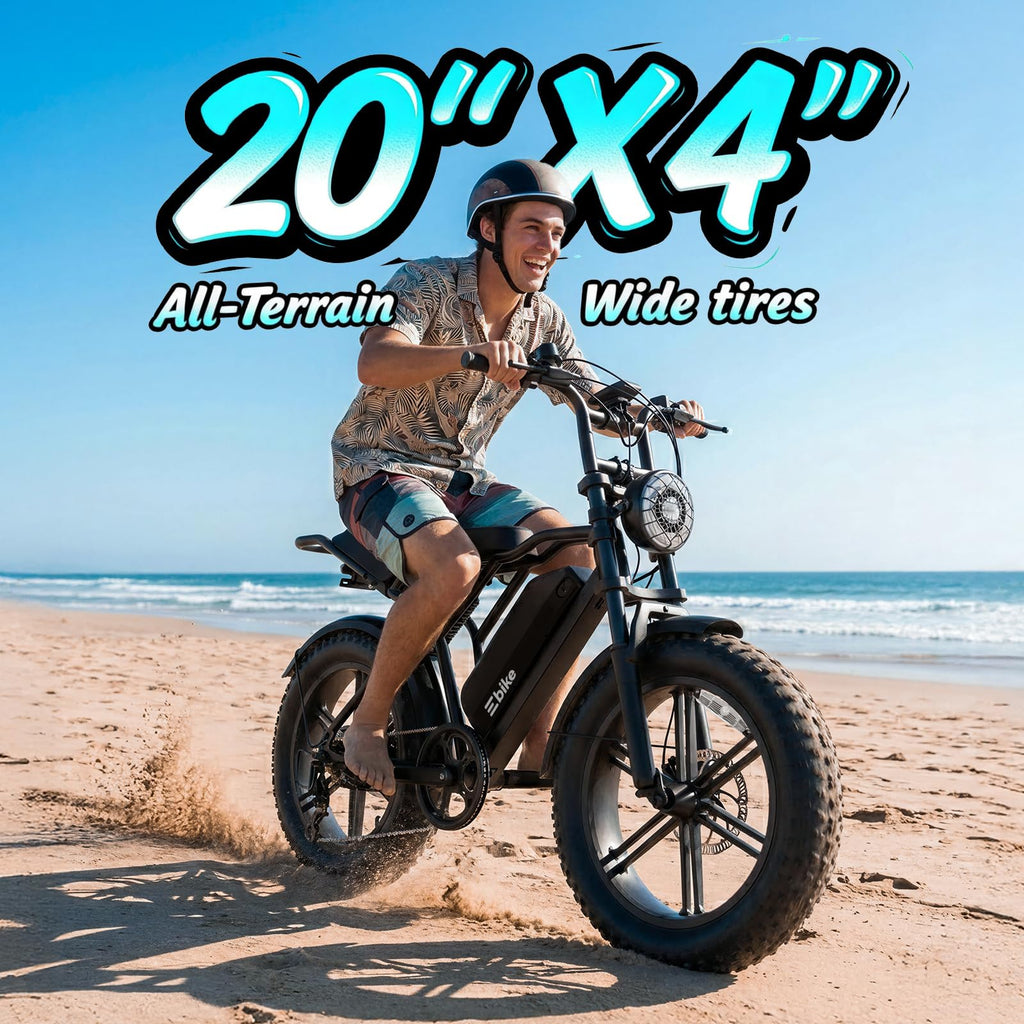 Electric Bike for Adults 48V 15Ah Fat Tire B634393