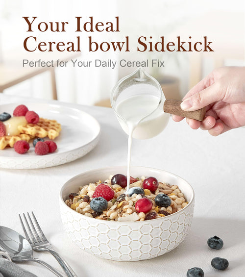 26 oz Ceramic Cereal Bowls Set of 4 X913