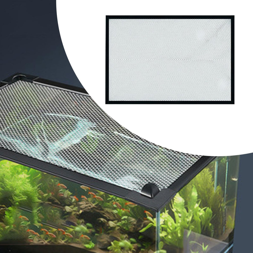 5mm Mesh Clear Aquarium Screen Top Cover 60x45cm Z814225