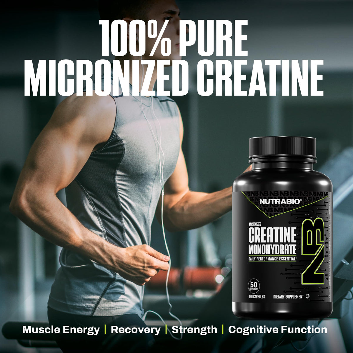 Micronized Creatine Monohydrate Capsules M816