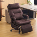 Coffee Faux Leather Executive Office Chairs L8429