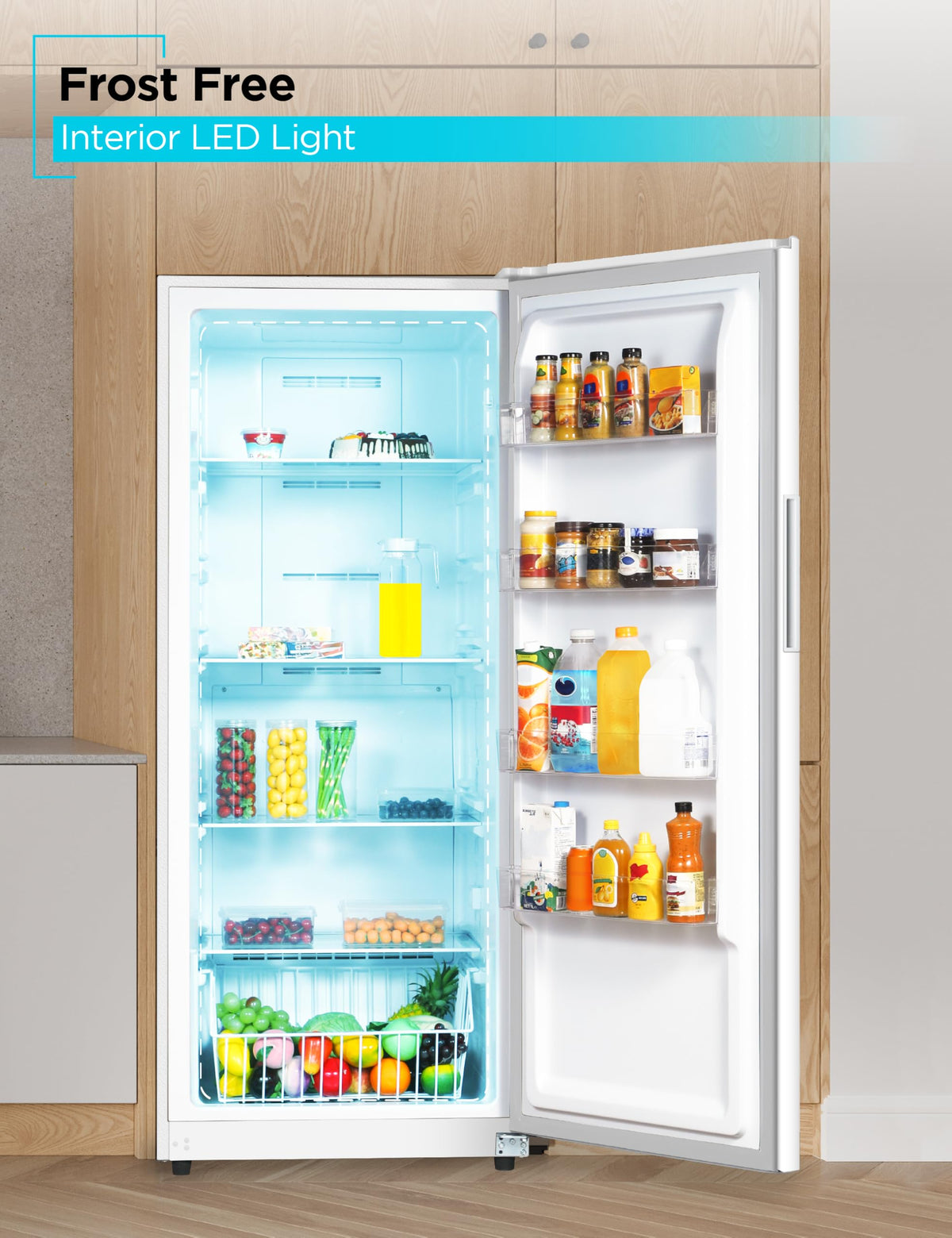 White 17 Cu. Ft. Convertible Freezer Refrigerator L681077