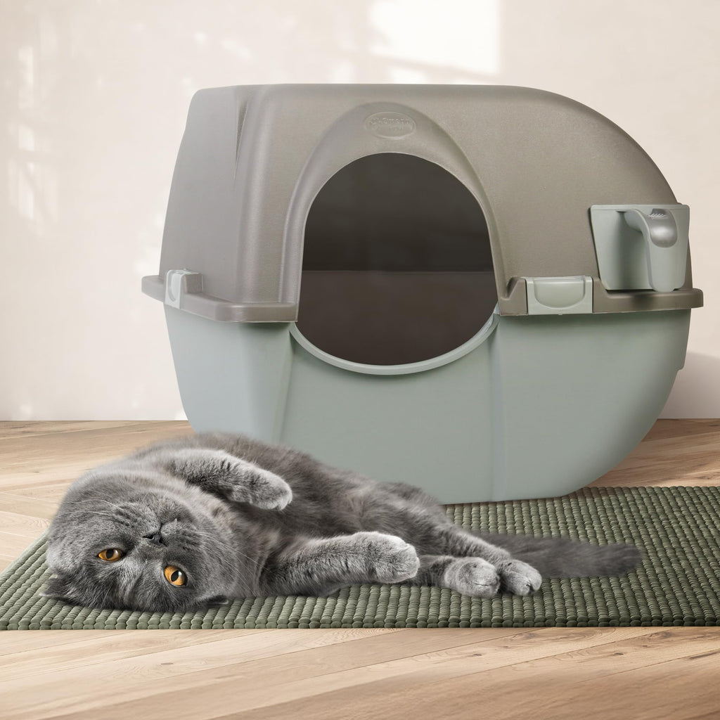 Self Cleaning Litter Box Regular Size Grey O512740