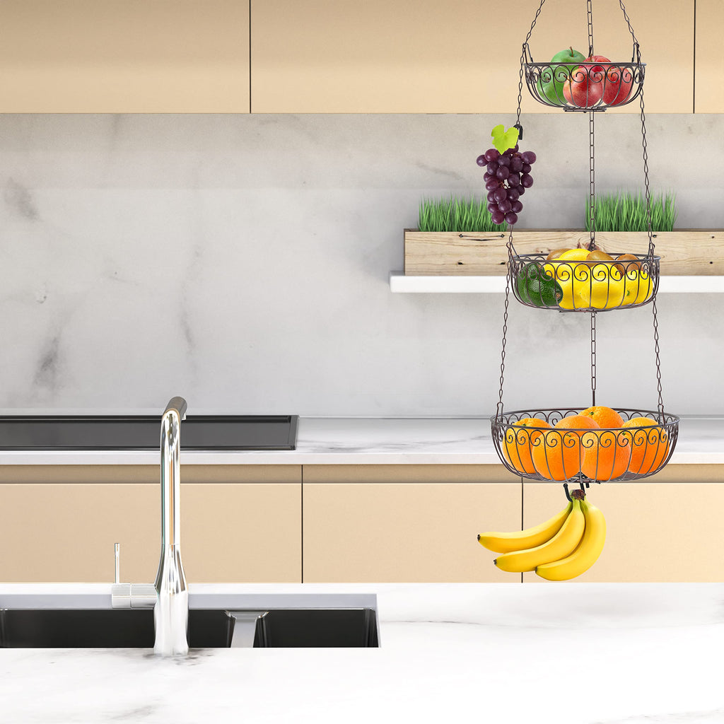 3-Tier Hanging Fruit Basket C9373