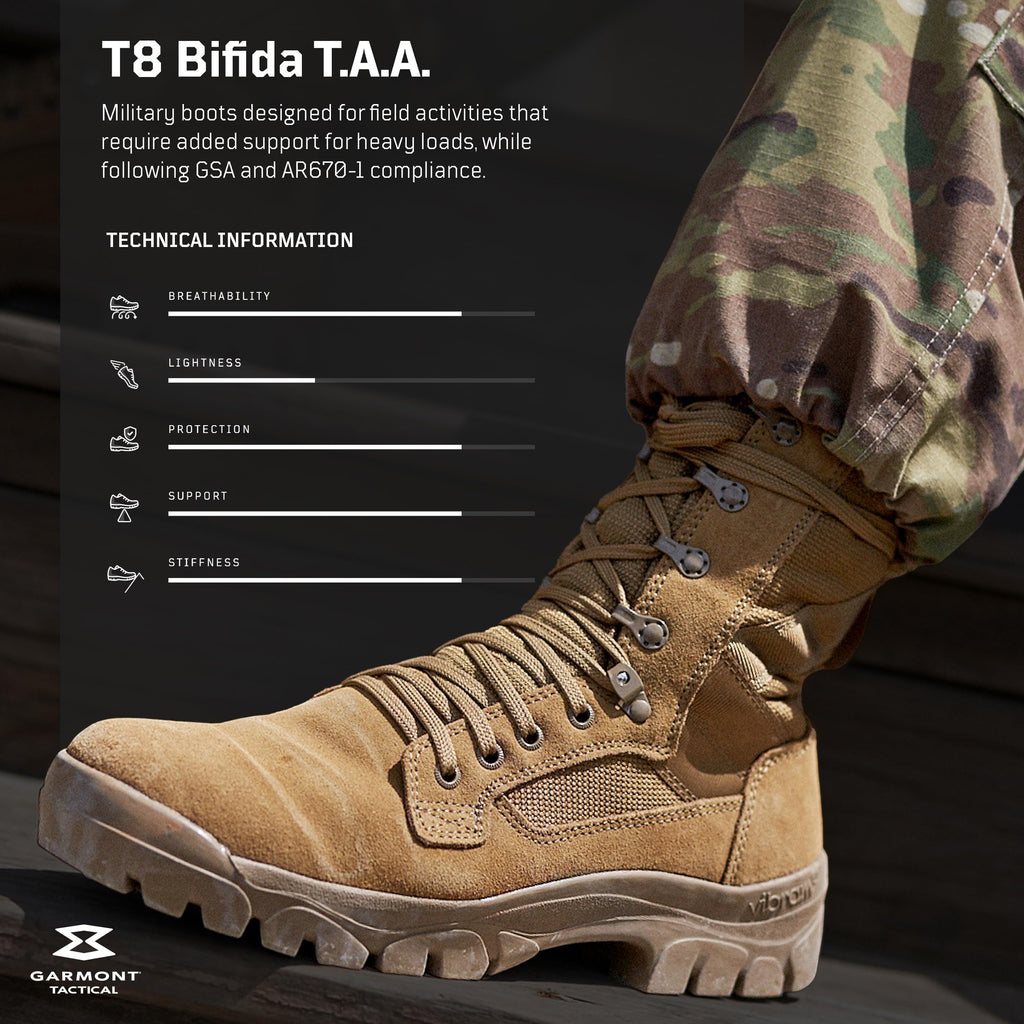 Suede Leather Military Boots S595