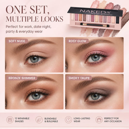 2 Pack Shimmer & Matte Eyeshadow Palette W506283