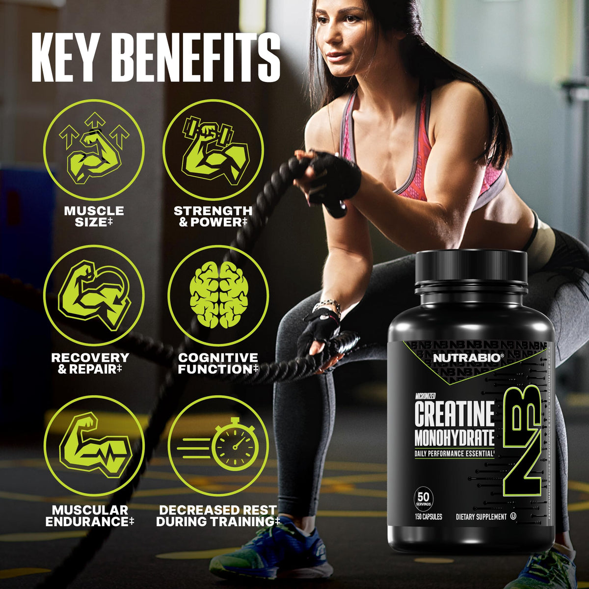Micronized Creatine Monohydrate Capsules M816