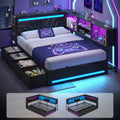 Full Corner Bed with Drawers H70862