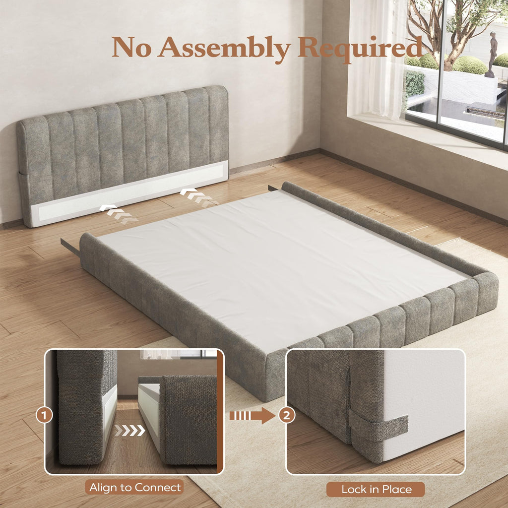 Queen Cloud Bed Frame D18206