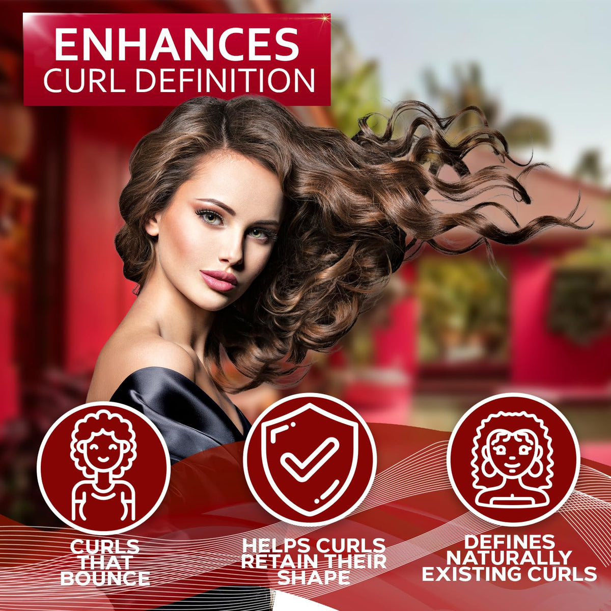 Curly Hair Shampoo and Conditioner Set and Mask P769