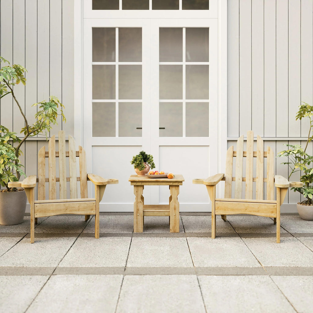 Heavy Duty Adirondack Chair with Cup Holders E153