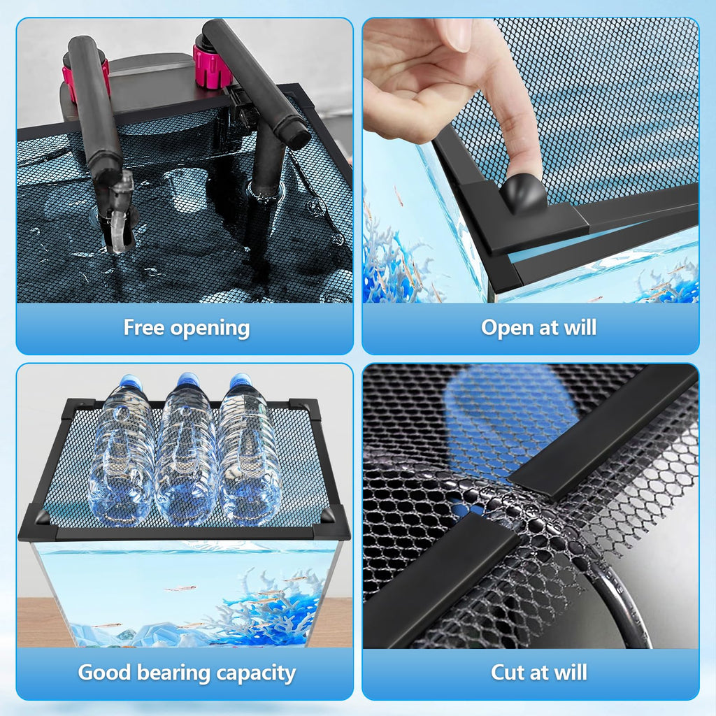 Magnetic Mesh Aquarium Cover U8846