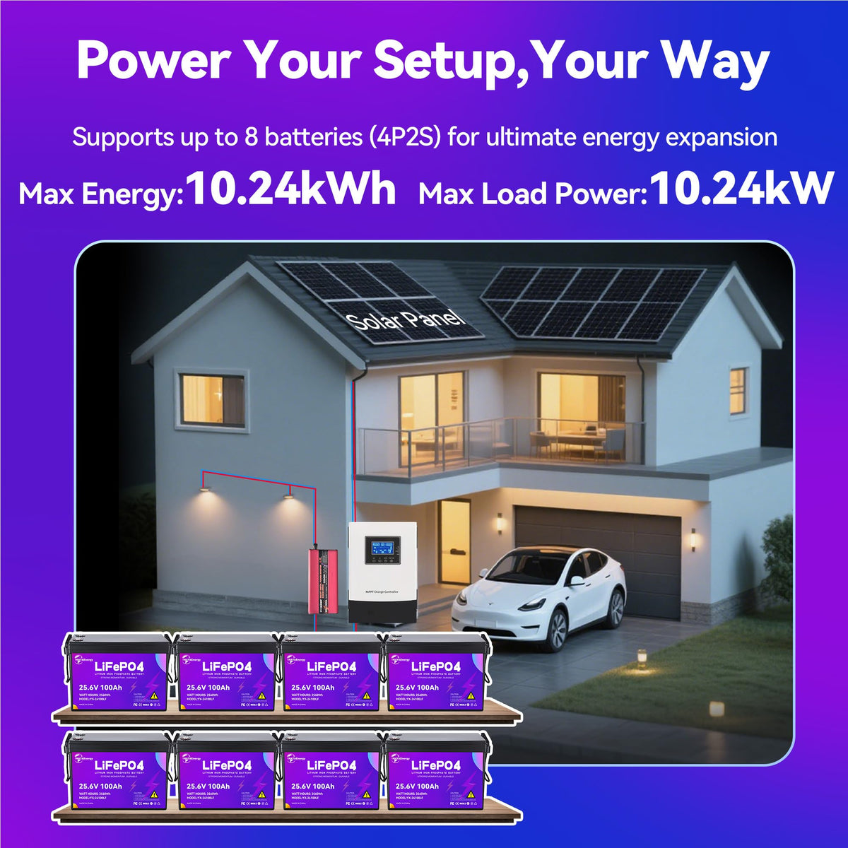 24v 100ah LiFePO4 Lithium Battery with 100A BMS O402783