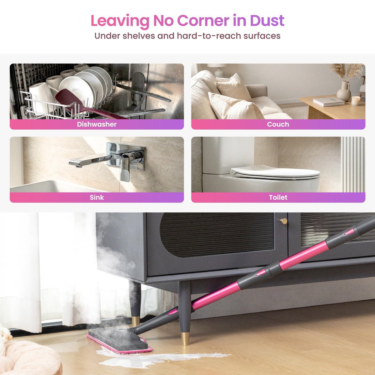Steam Mop for Hard Floors Q9185