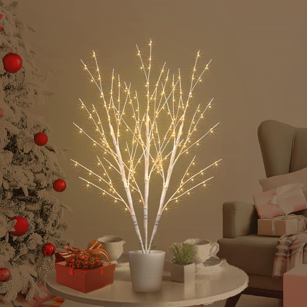 Birch Light Tree with 180 LED Lights A954981