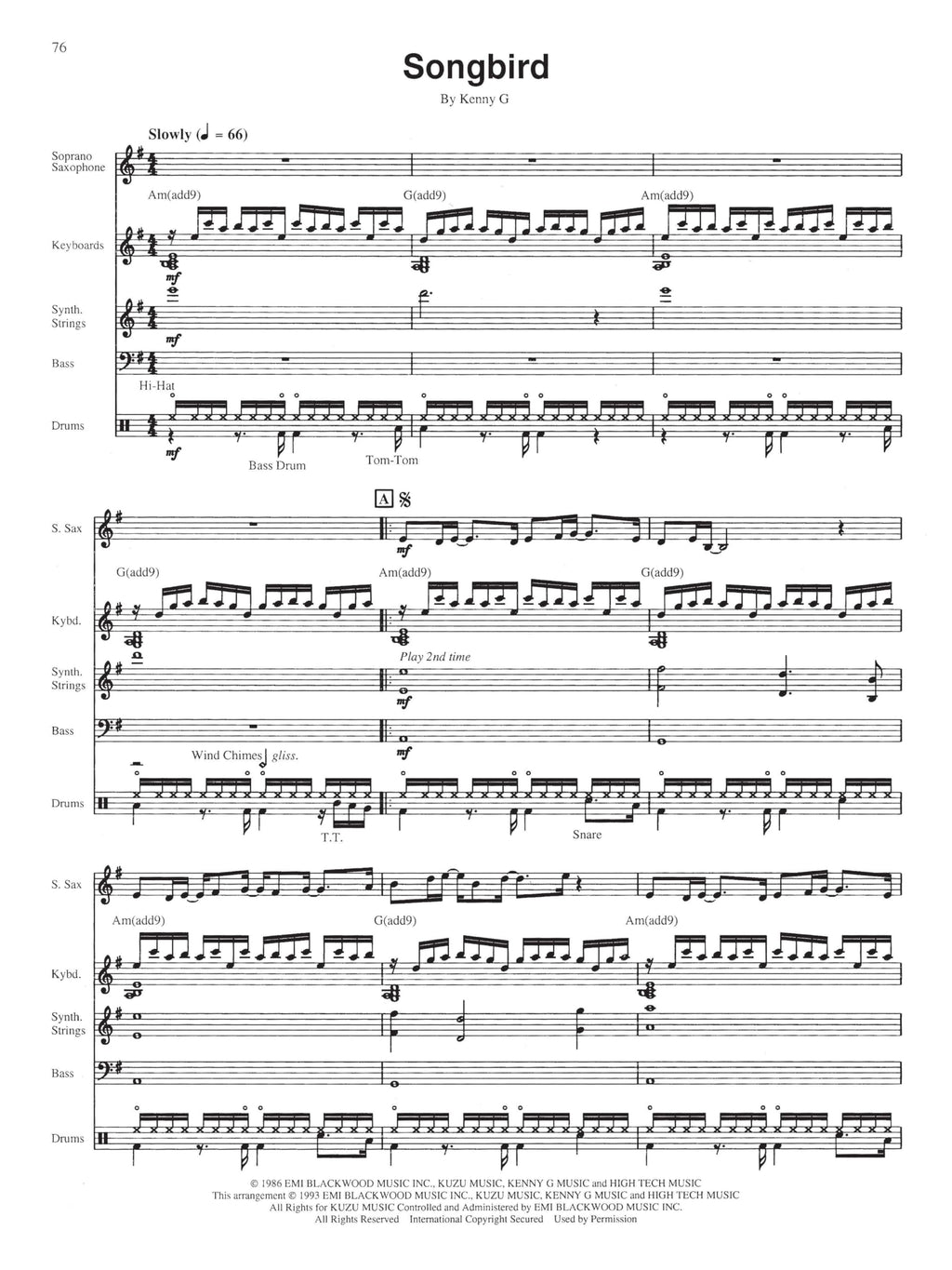 Saxophone Sheet Music Book E970