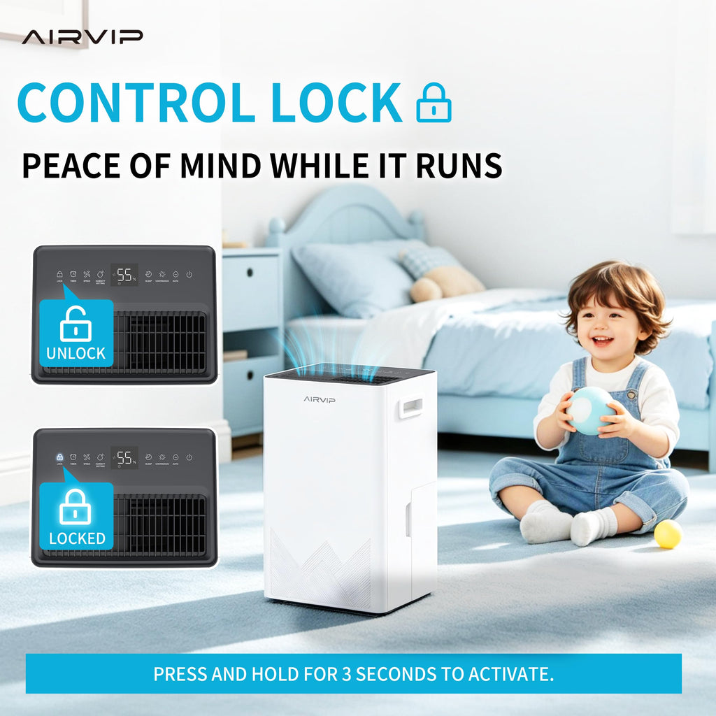 50 Pints Dehumidifier with Drain Hose H69660