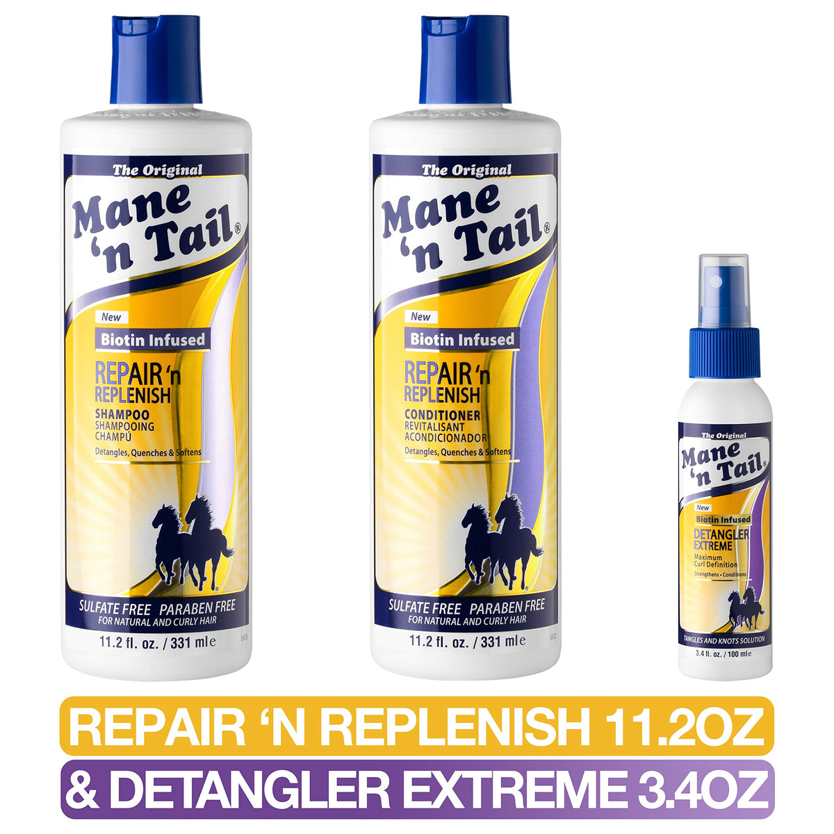 Sulfate-Free Shampoo & Conditioner with Detangler M191