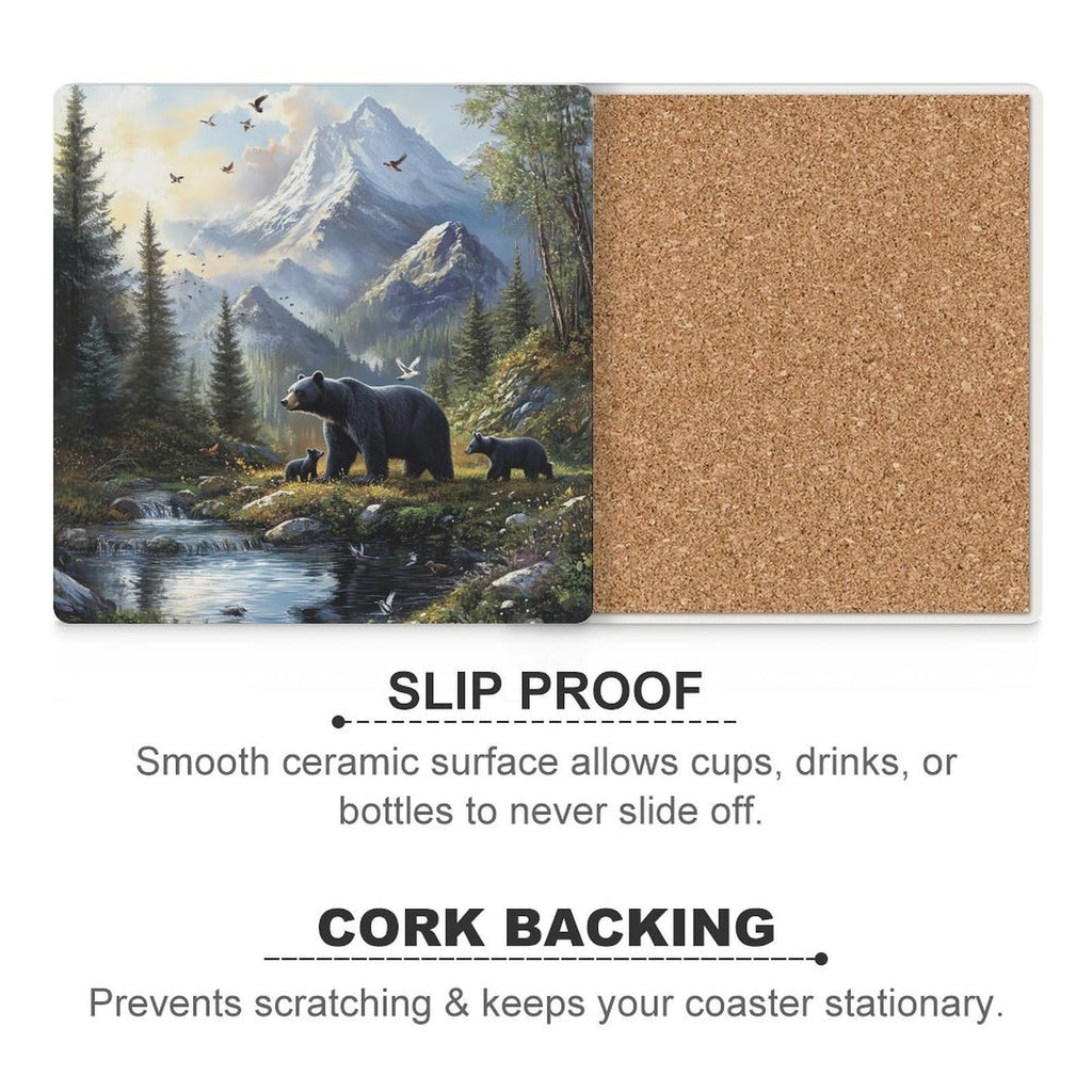 Ceramic Coasters Set Q171402