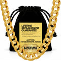 Gold Cuban Link Chain Necklace N854406