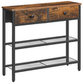 29.5" Narrow Console Table with 2 Fabric Drawers R519479