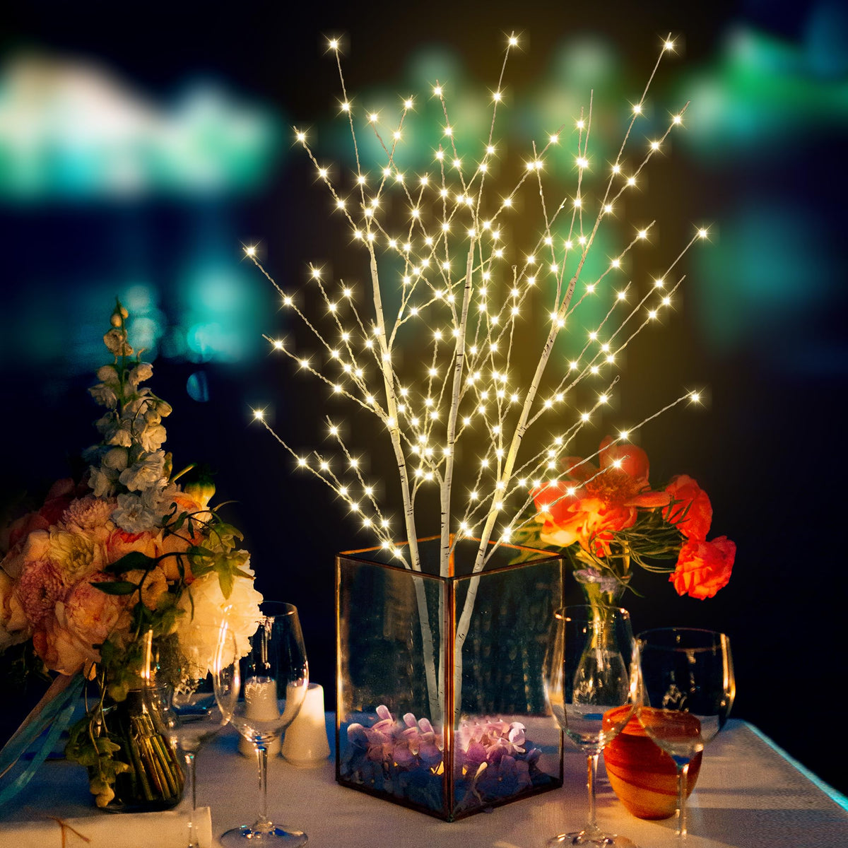 Birch Light Tree with 180 LED Lights A954981