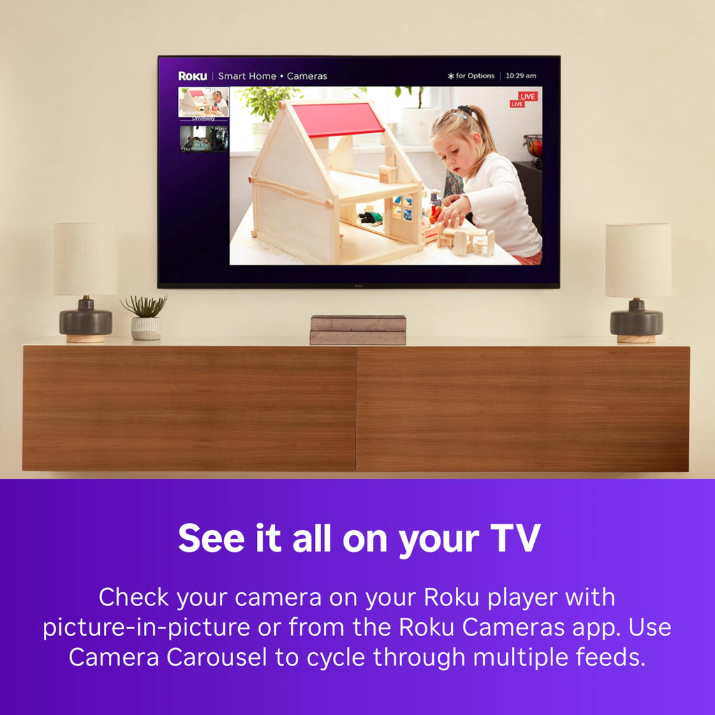 HD Streaming Device with Voice Remote & 1080p HD Security Camera with Night Vision K245640