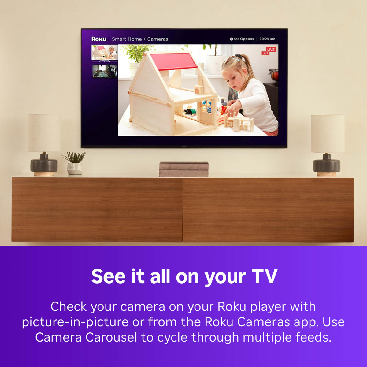 HD Streaming Device with Voice Remote & 1080p HD Security Camera with Night Vision K245640