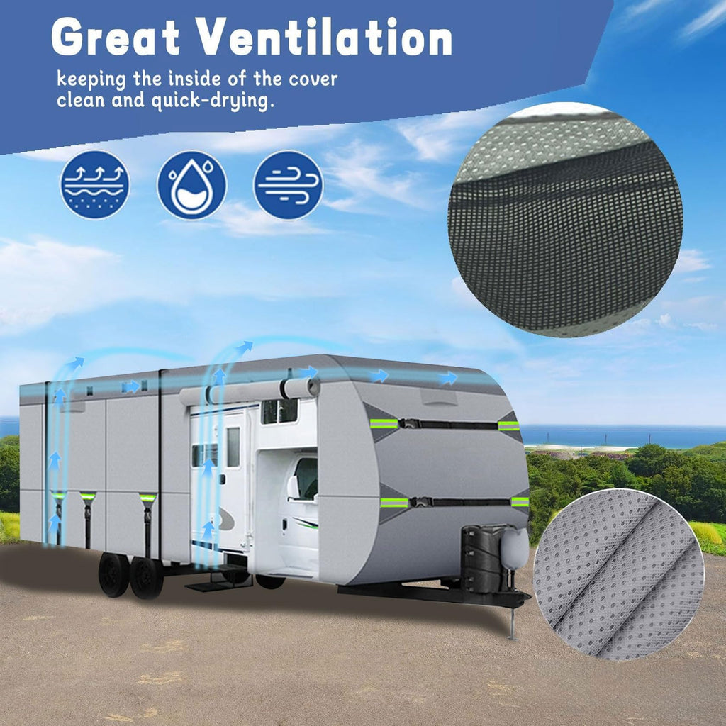 8 Layers Waterproof RV Cover 27'-30' B13400