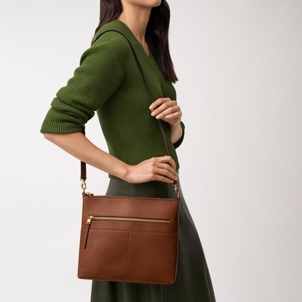 Leather Small Flap Crossbody Purse Handbag A77153