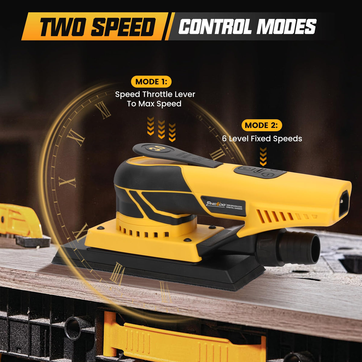 350W 3A Electric Random Orbital Sander B805