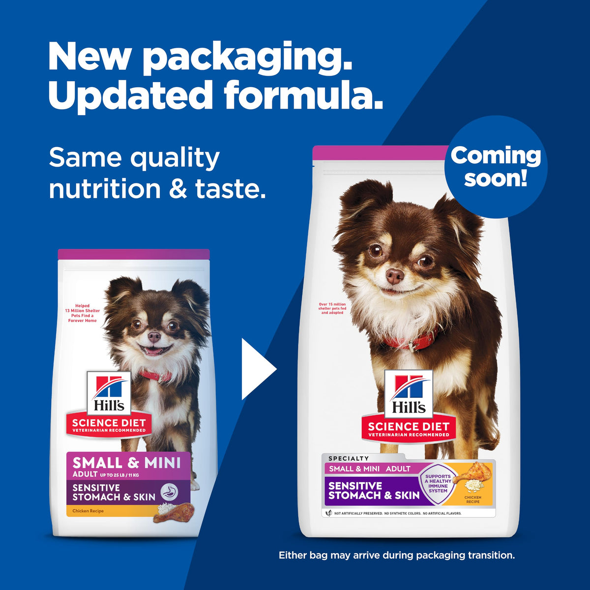 Sensitive Stomach & Skin Small & Mini Dry Dog Food D996