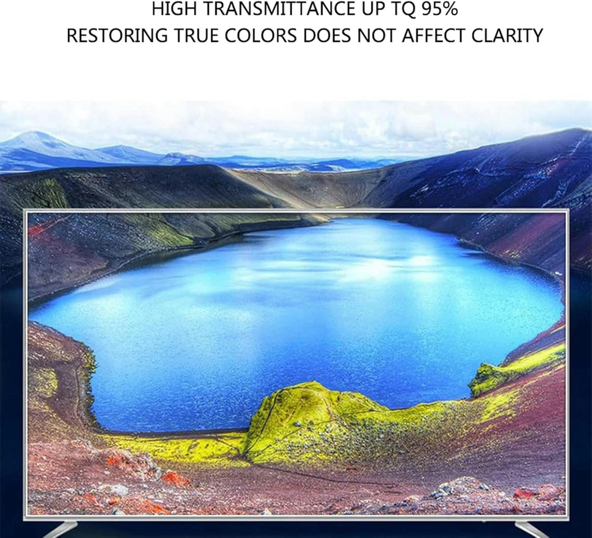 32-75 Inch Anti Blue Light Anti-Glare Frosted TV Screen Protector Y535806