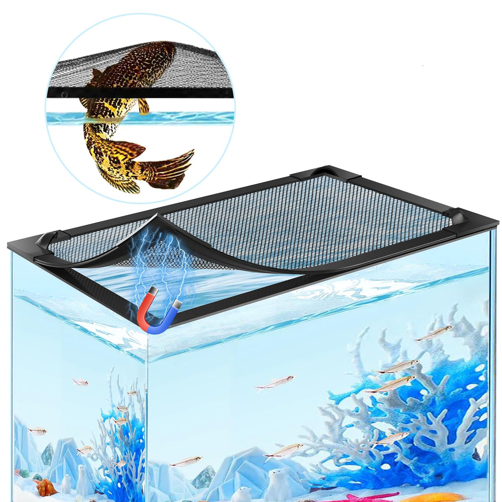 Magnetic Mesh Aquarium Cover U8846