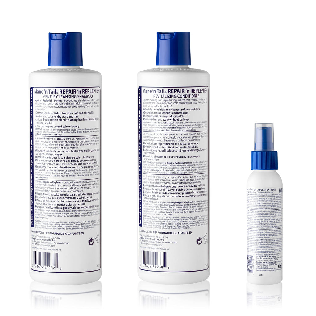Sulfate-Free Shampoo & Conditioner with Detangler M191