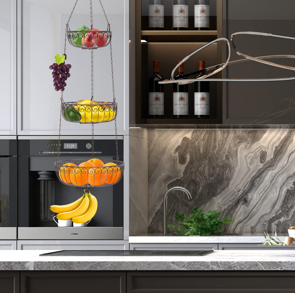 3-Tier Hanging Fruit Basket C9373