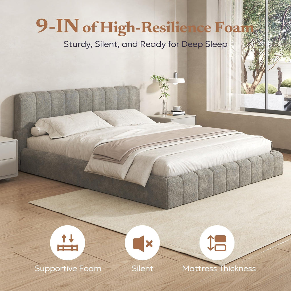 Queen Cloud Bed Frame D18206