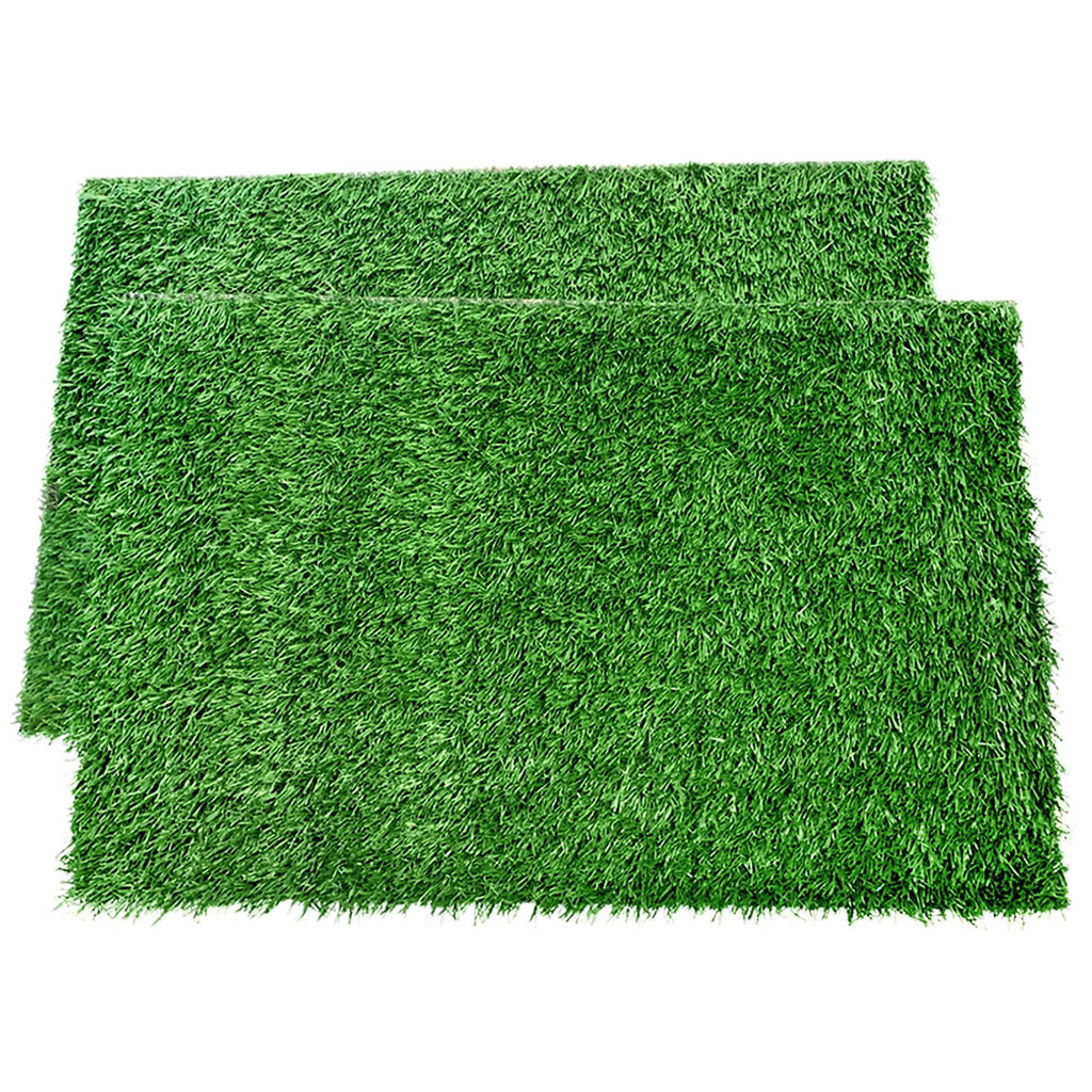 2 Pack 14x18in Artificial Grass Pee Pads B565410