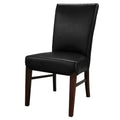 Bonded Leather Chair Set of 2 O800