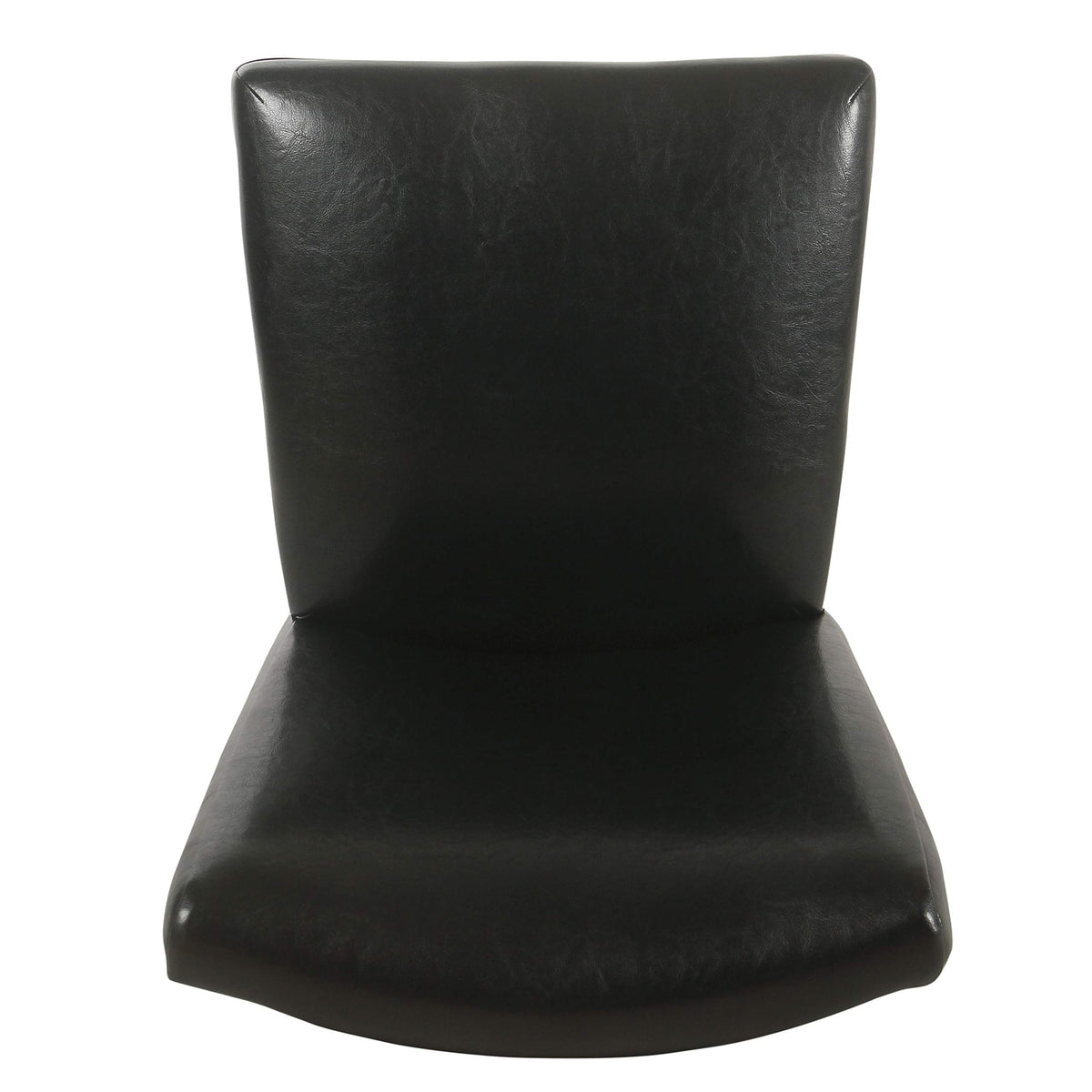 Black Faux Leather Upholstered Dining Chair Set of 2 H32039
