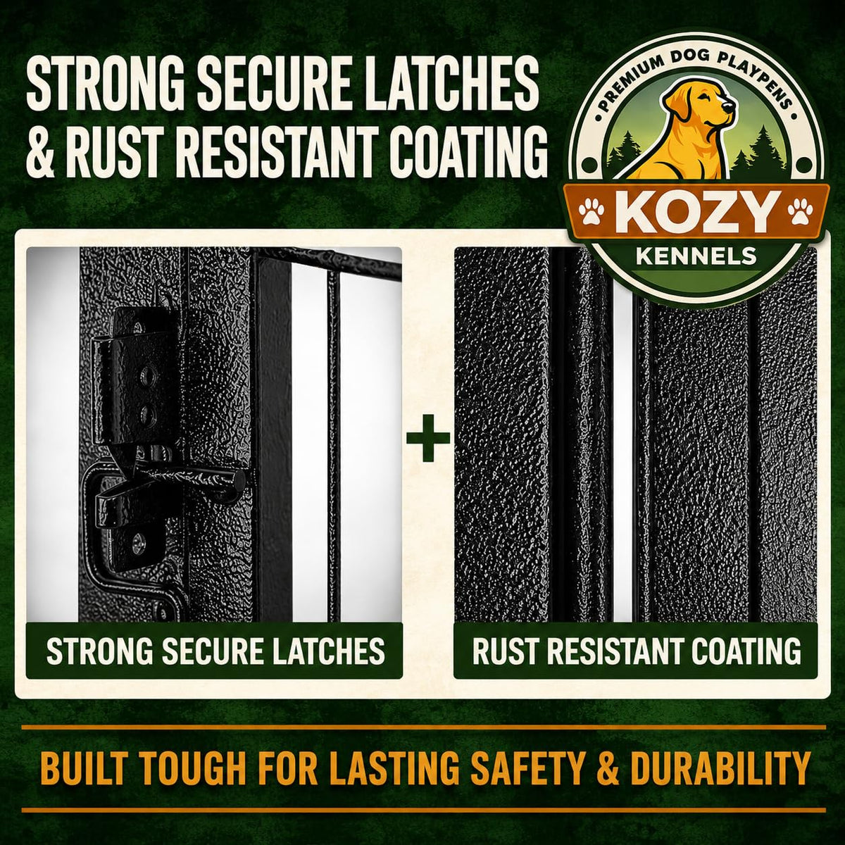 32'' 16 Panels Metal Heavy Duty Dog Playpen Q894299