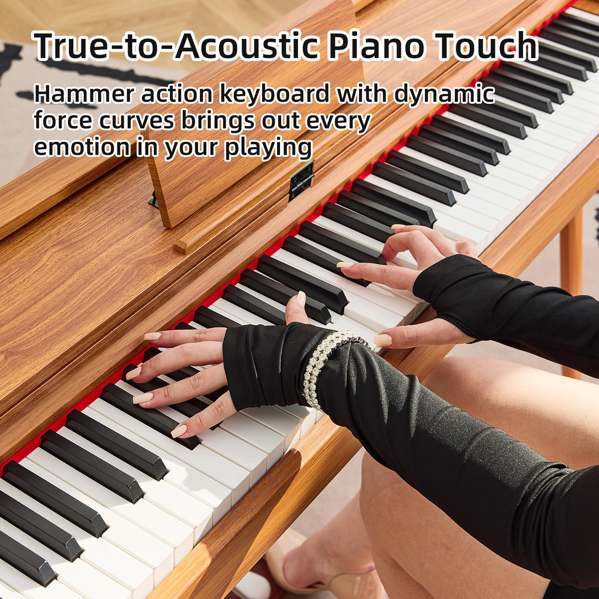 88 Key Hammer-Action Weighted Digital Piano L1111