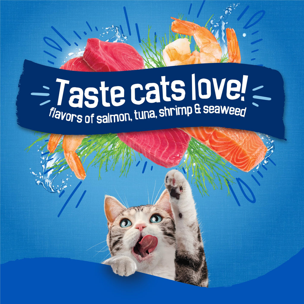 Dry Cat Food Seafood 4 3.15 lb Bags M152